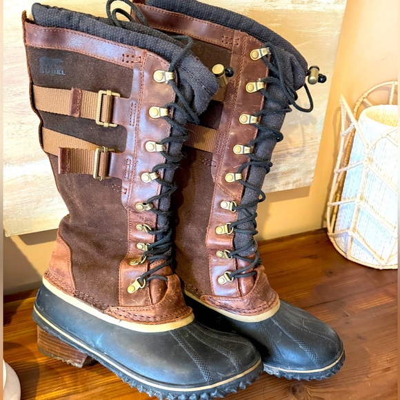 SOREL Conquest Carly II boot in Umber size 11 - Picture 2 of 5